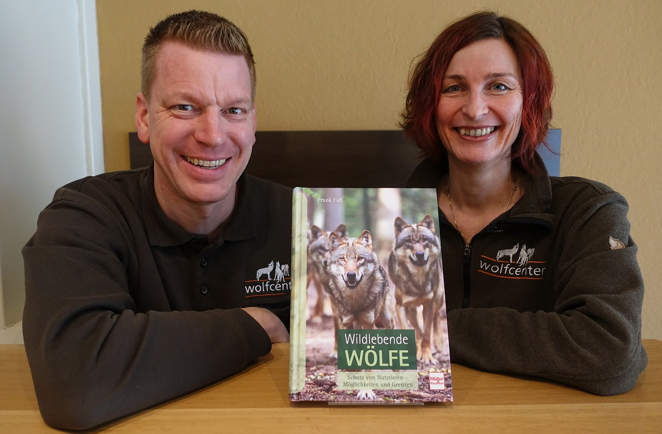 Wolfcenter, Frank Faß, Christina Faß, Buch, Wildlebende Wölfe, Herdenschutz